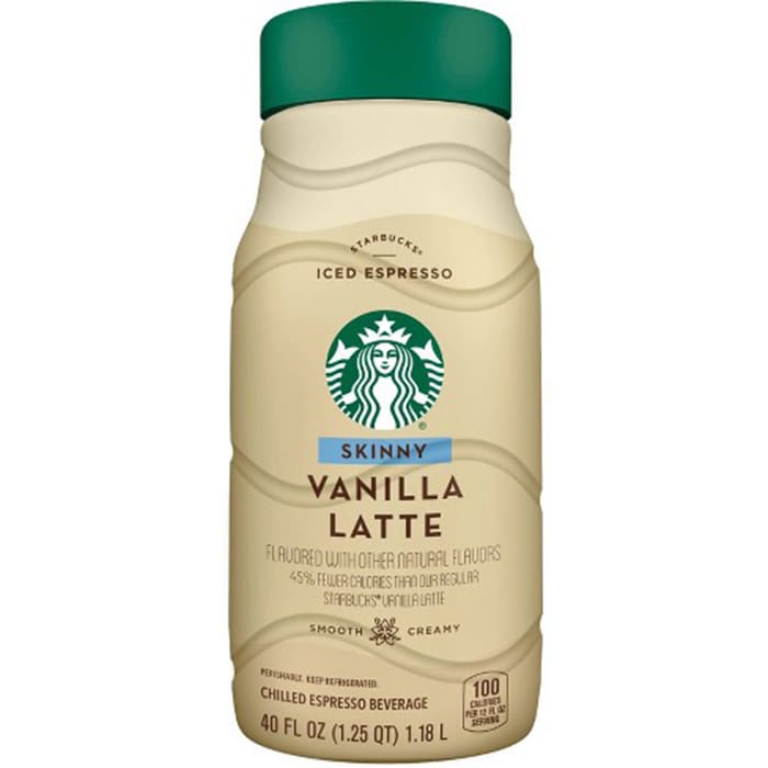 Skinny Vanilla Latte Calories: By Size, Sugar, and Milk Swaps Starbucks Iced Espresso Classics: Skinny Vanilla Latte