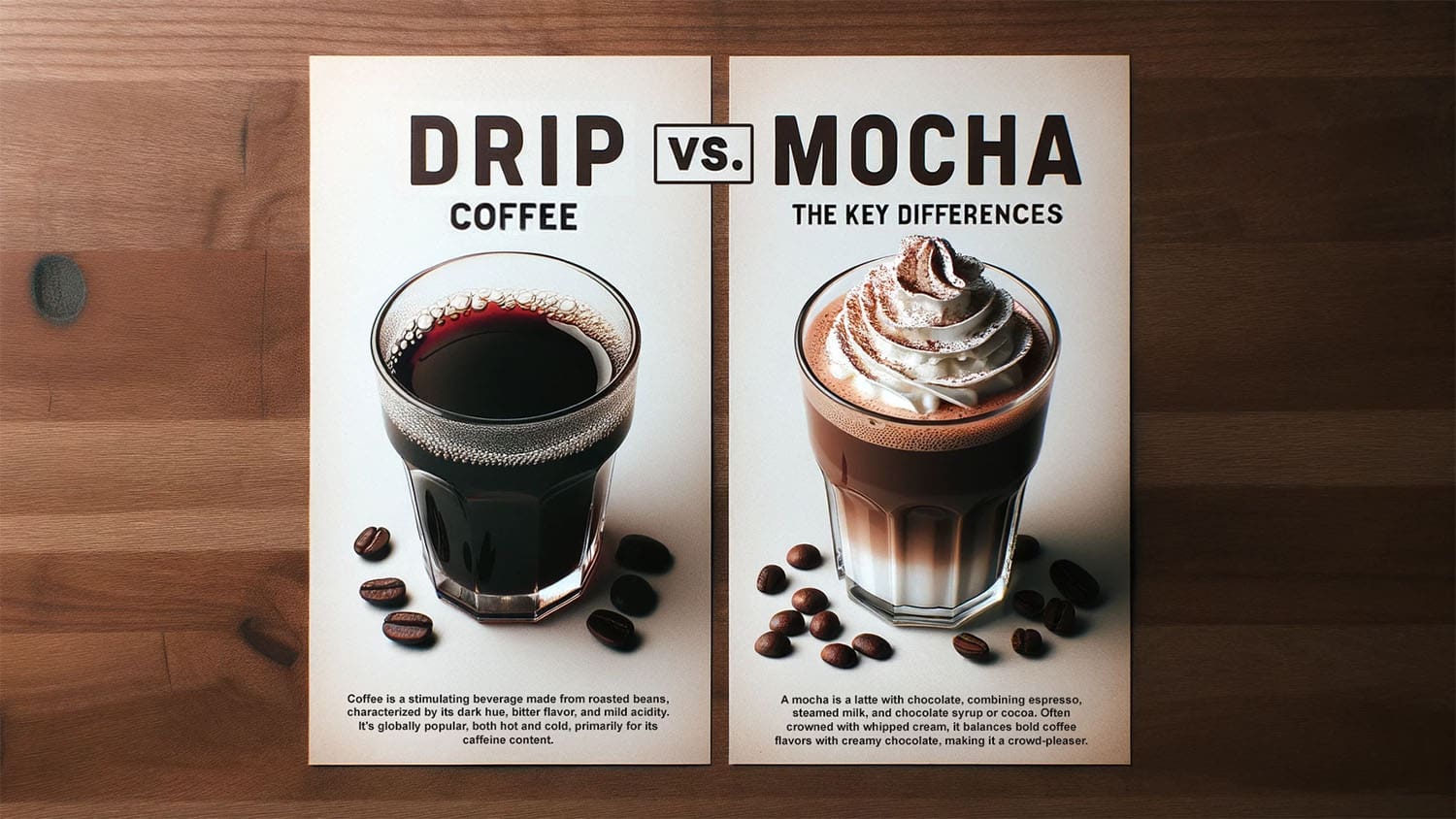 coffee vs mocha