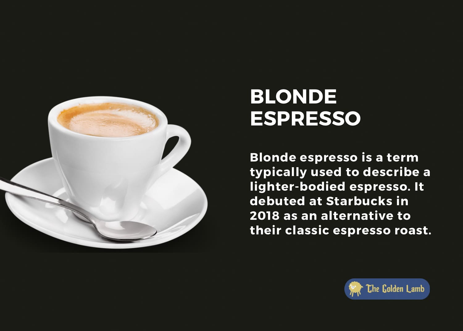what is blonde espresso