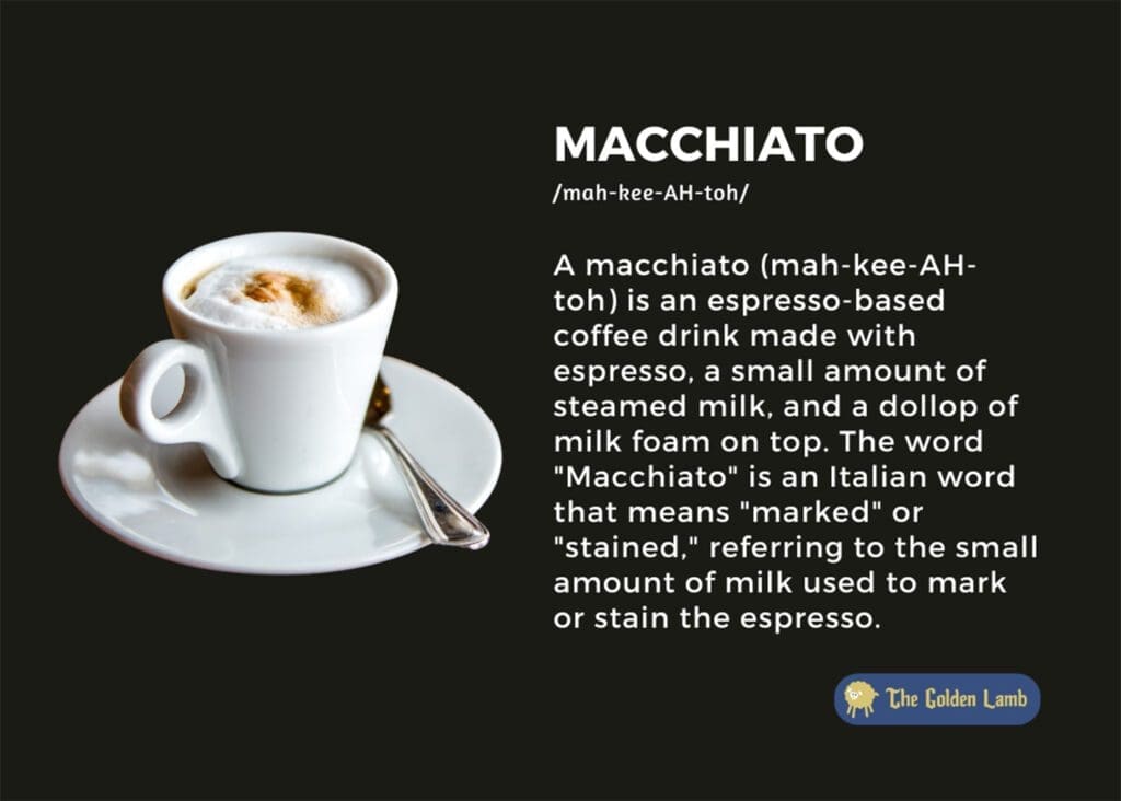 Macchiato definition