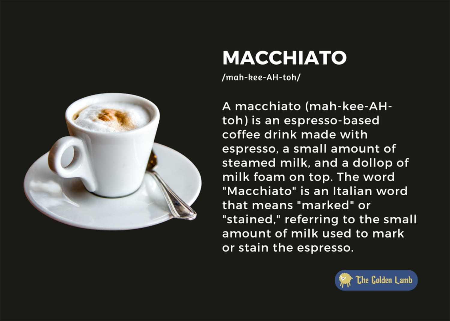 Macchiato definition