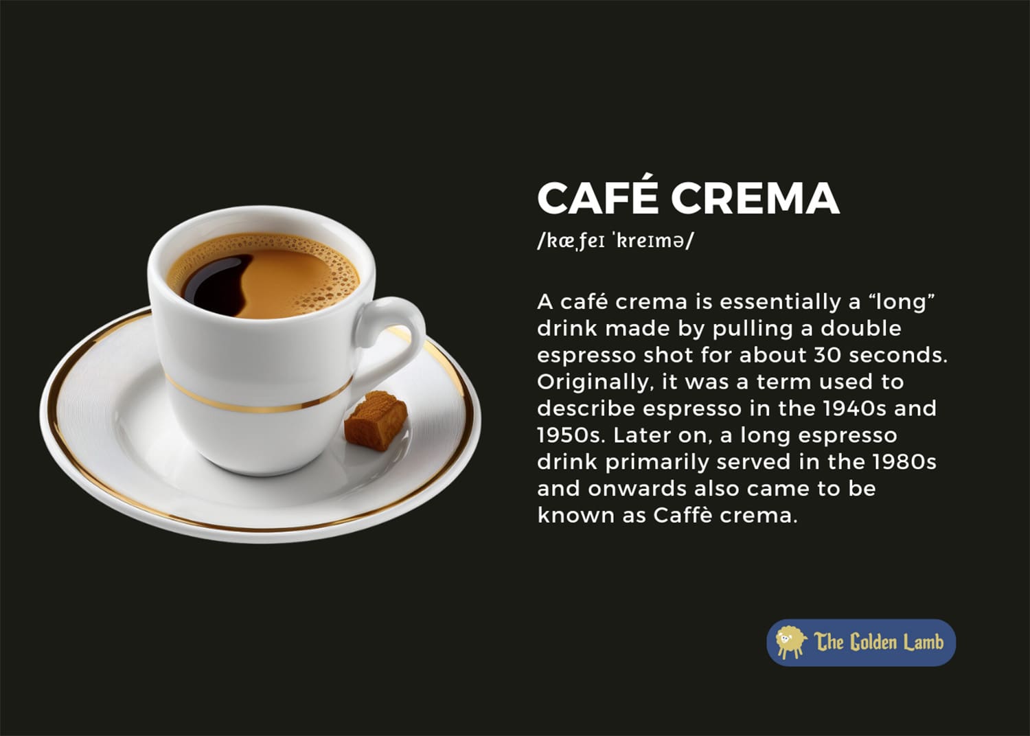 cafe crema definition