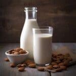 almond milk breve latte
