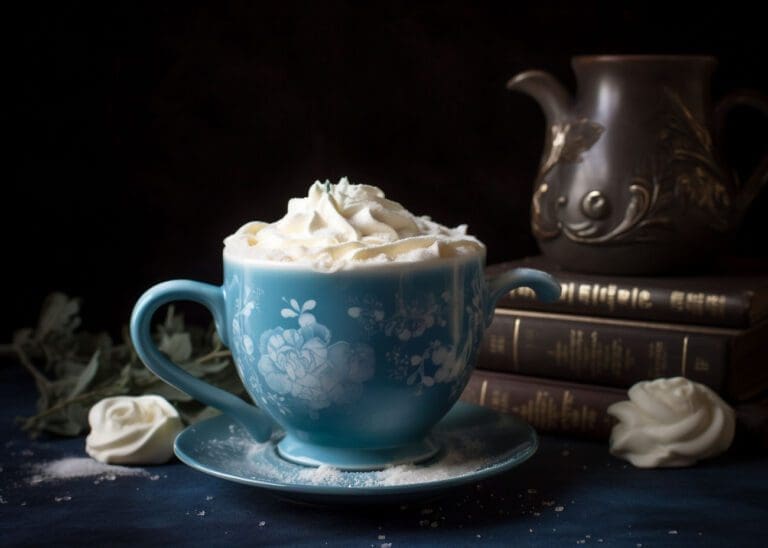 Cinderella latte in a mug