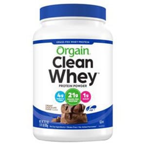 Orgain chocolate collagen protein powder