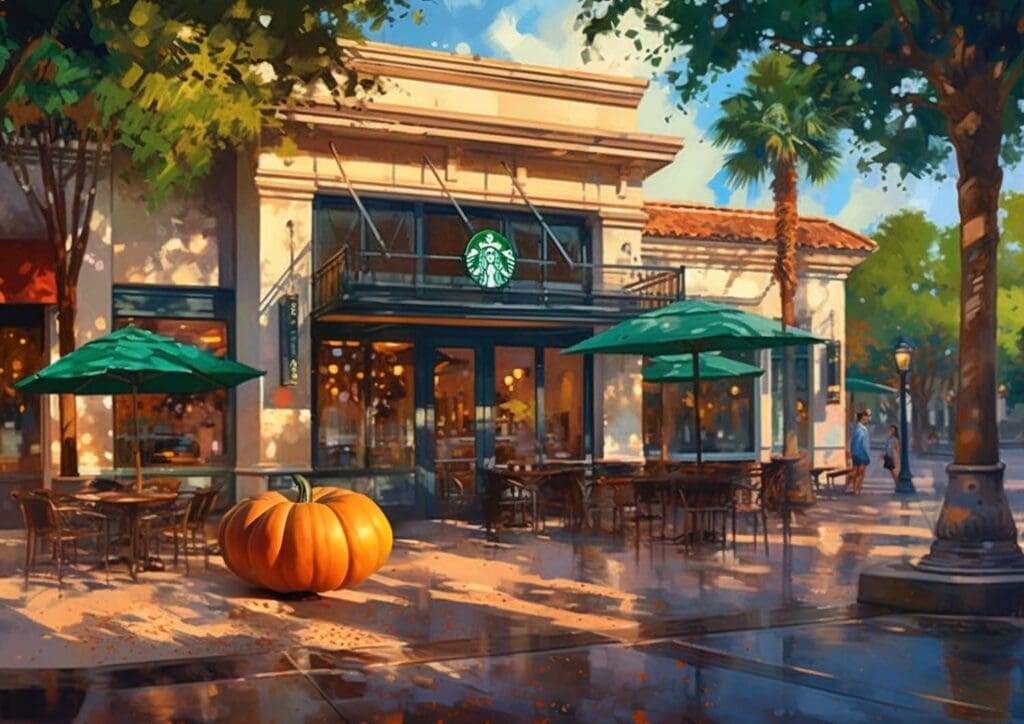 Starbucks at Disneyworld concept