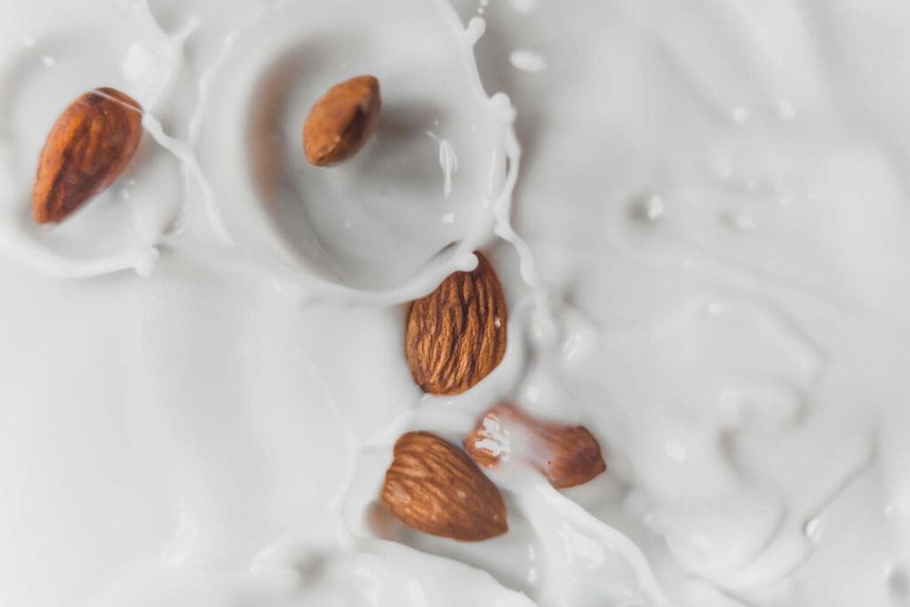 does adding almond milk in coffee break a fast?