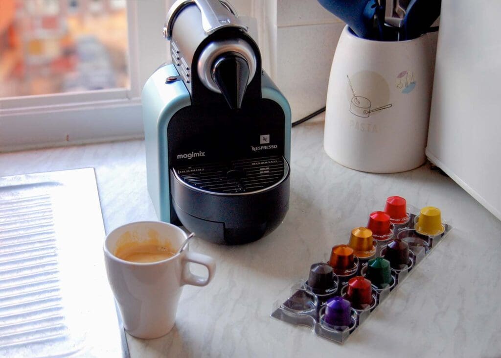 A Nespresso Magimix brewer
