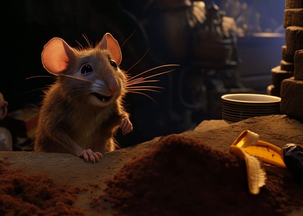 do coffee grounds attract rats