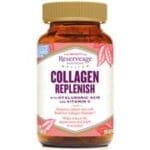 bottle of collagen pills
