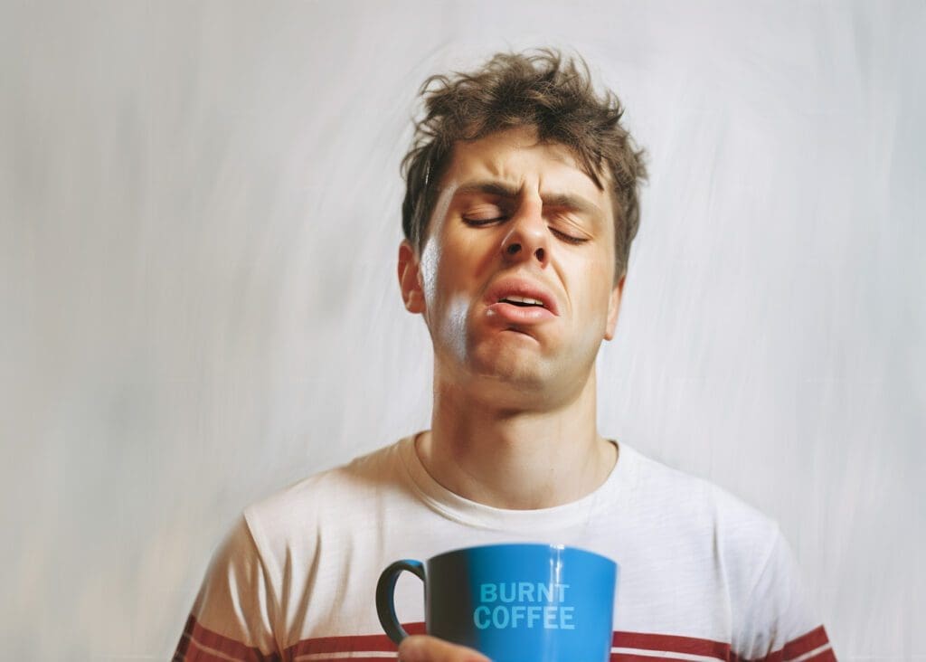 what causes bitter coffee