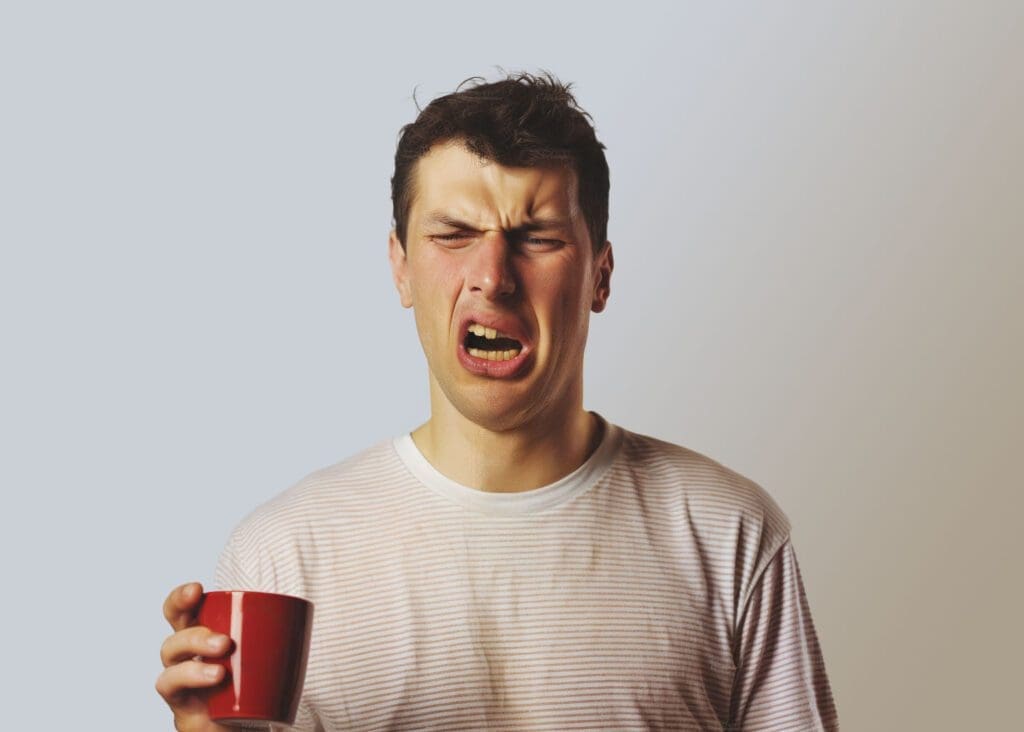 what causes burnt coffee