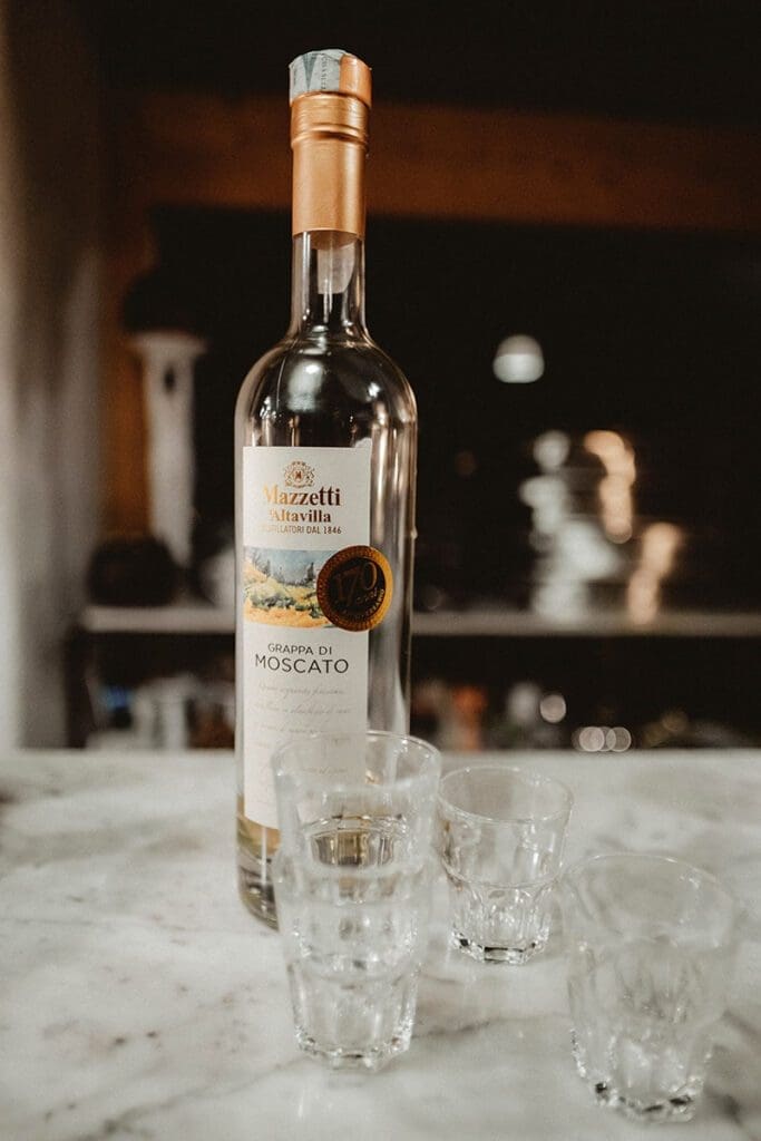 Grappa is a classic Italian liquor often added to espresso