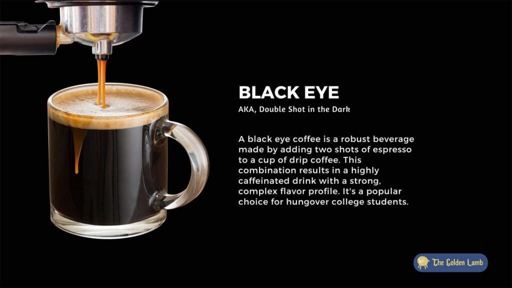 black eye coffee