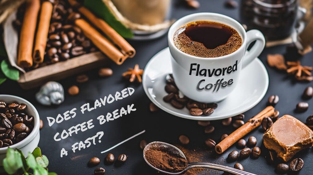does flavored coffee break a fast