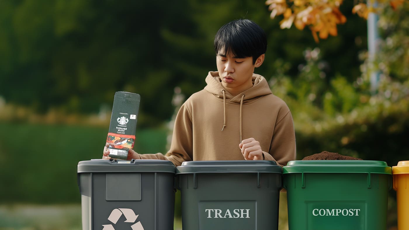 are coffee bags recyclable