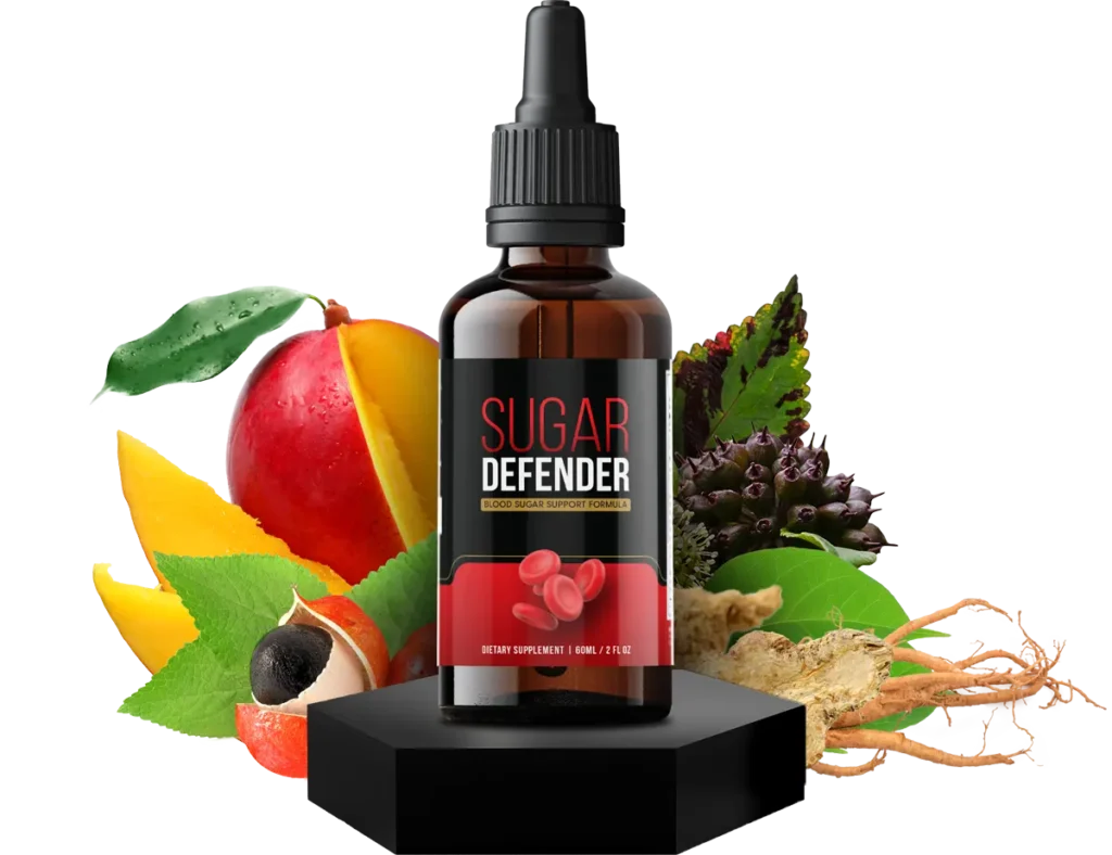 a bottle of sugar defender supplement