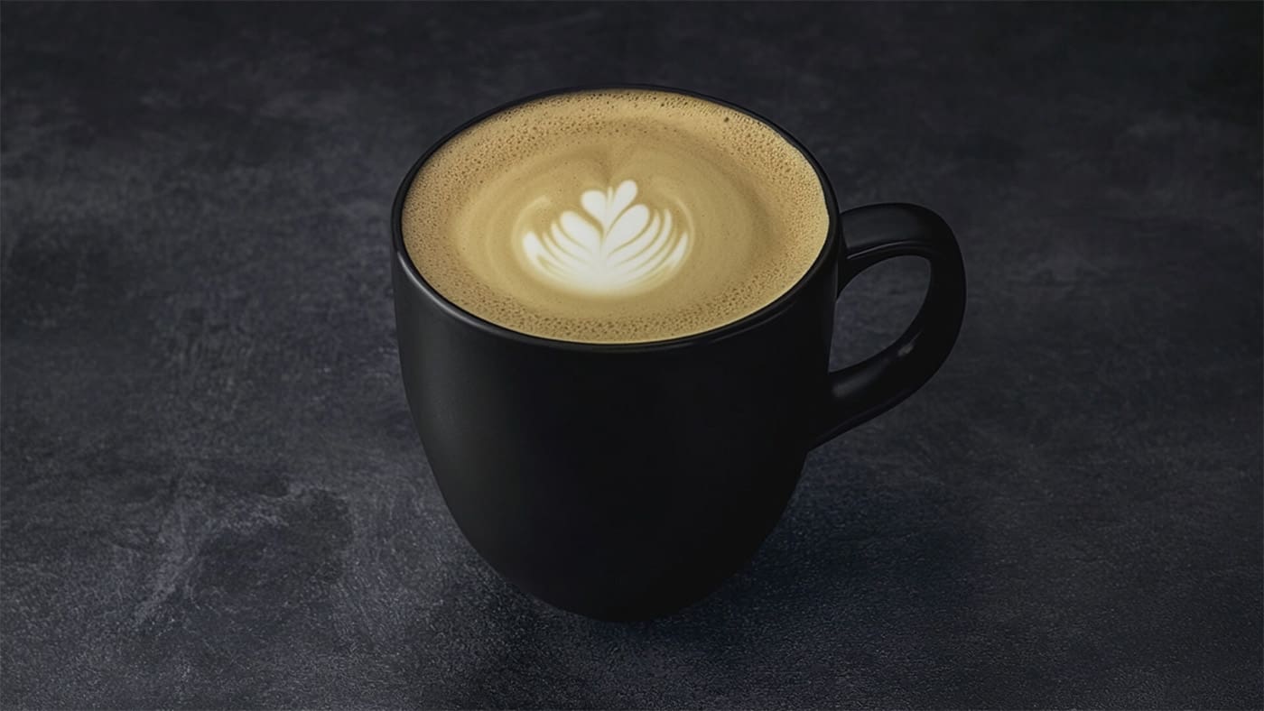 what is a piccolo latte main piccolo latte on a counter