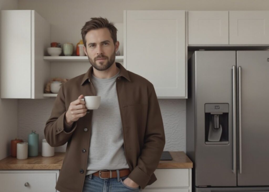 Man Holding A Mug Of Coffee