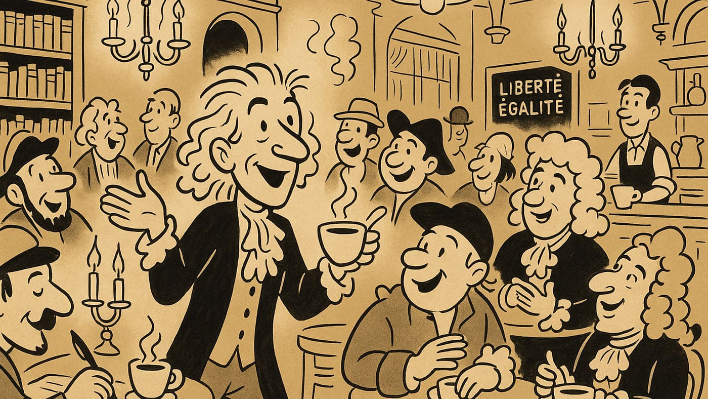The History of Coffee in Europe: How Voltaire's 40-Cup Habit Fueled a Revolution