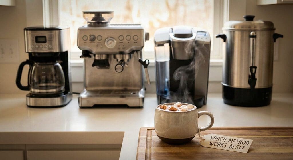 can you brew hot chocolate in a coffee maker