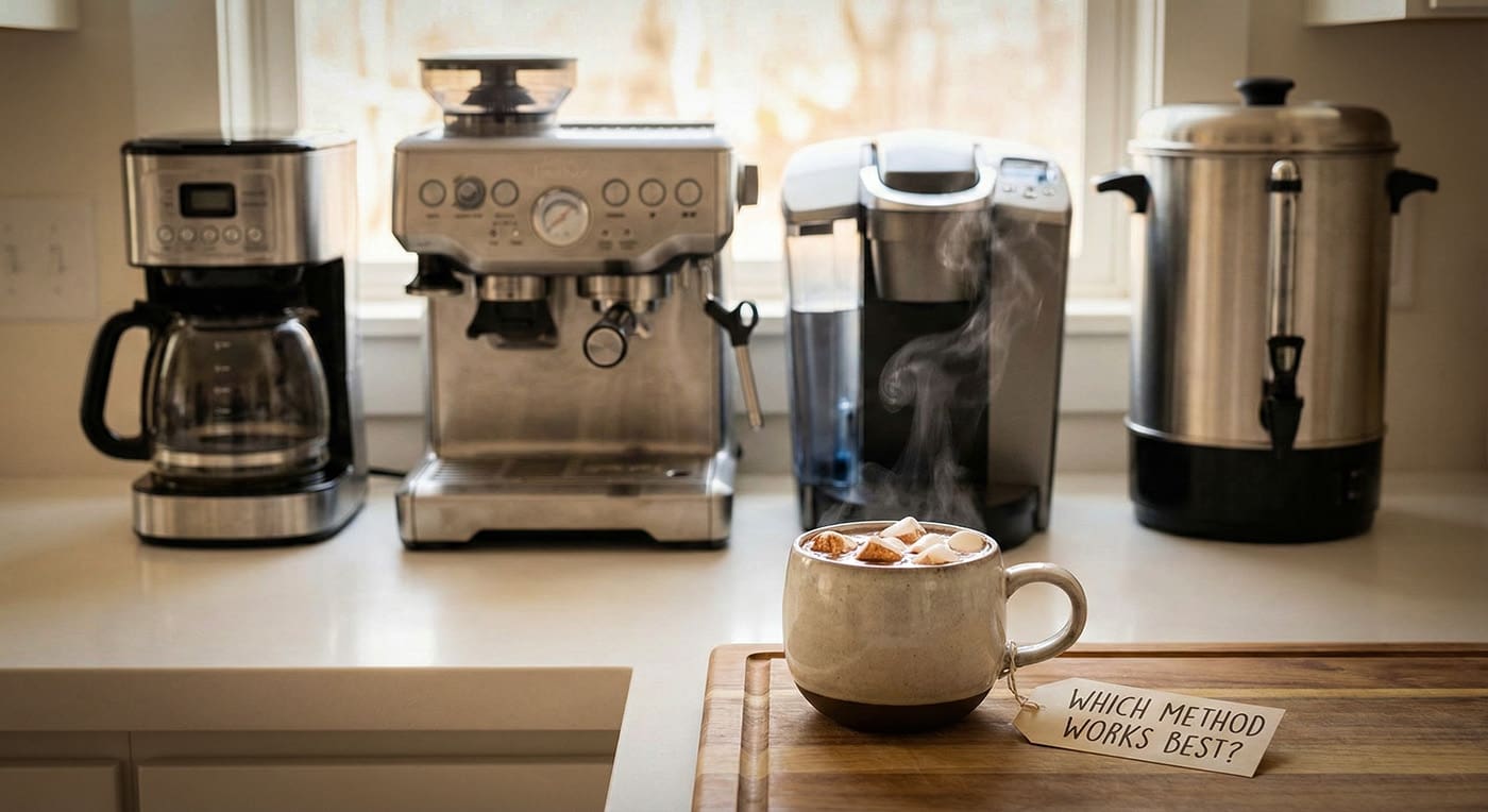 can you brew hot chocolate in a coffee maker
