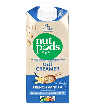 Nutpods non-dairy coffee creamers