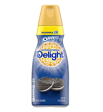 Oreo non-dairy coffee creamers