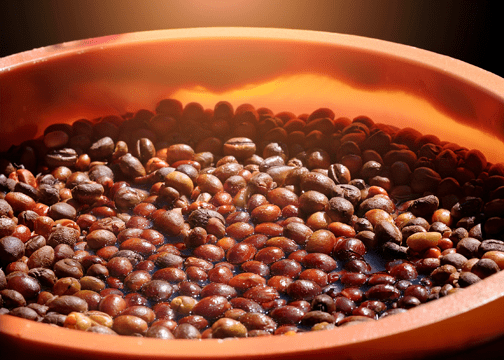 Wet coffee fermentation process
