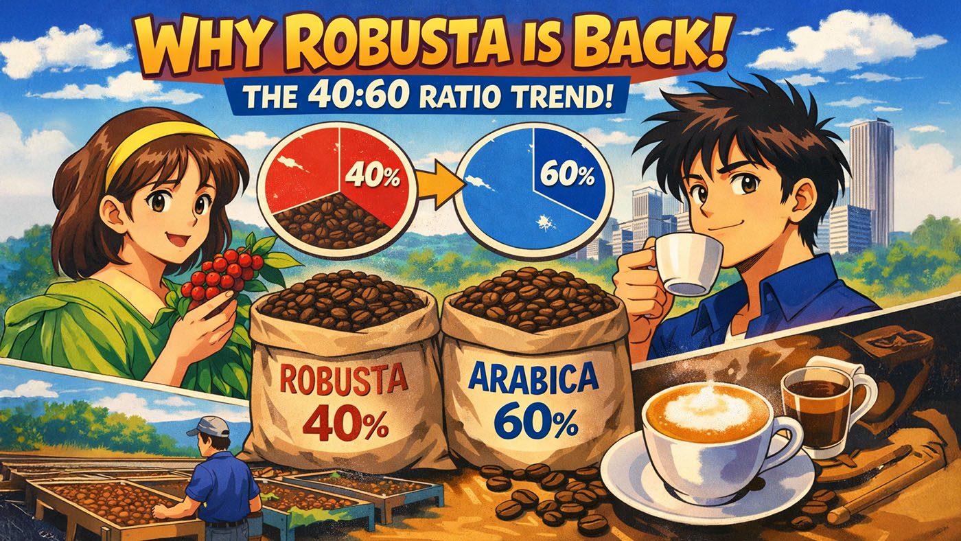 Why Robusta Is Back: The 40:60 Ratio Trend