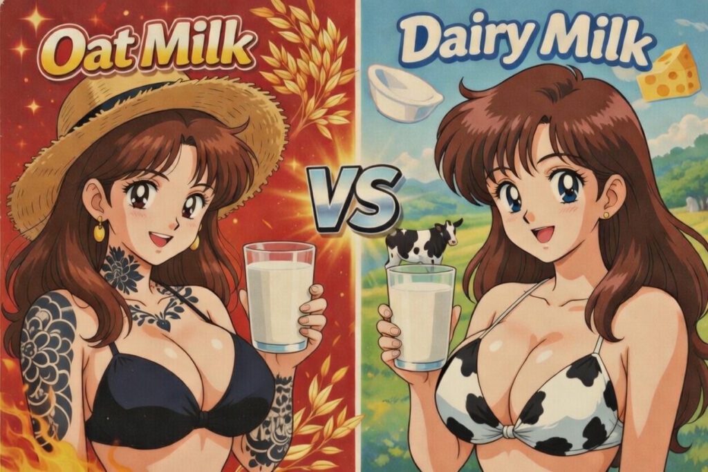 Oat Milk Vs. Dairy: The Calorie &Amp; Health Showdown