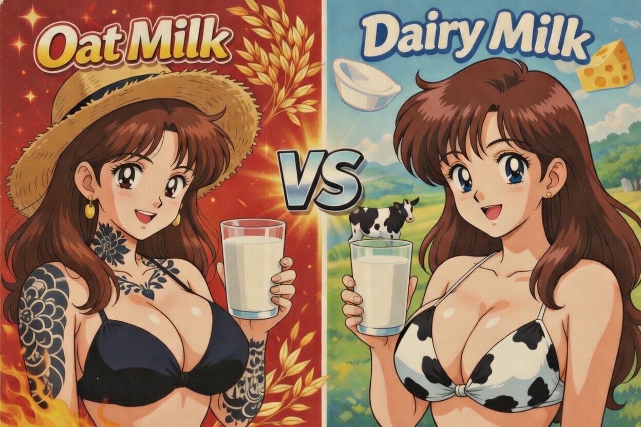Oat Milk Vs. Dairy: The Calorie &Amp; Health Showdown