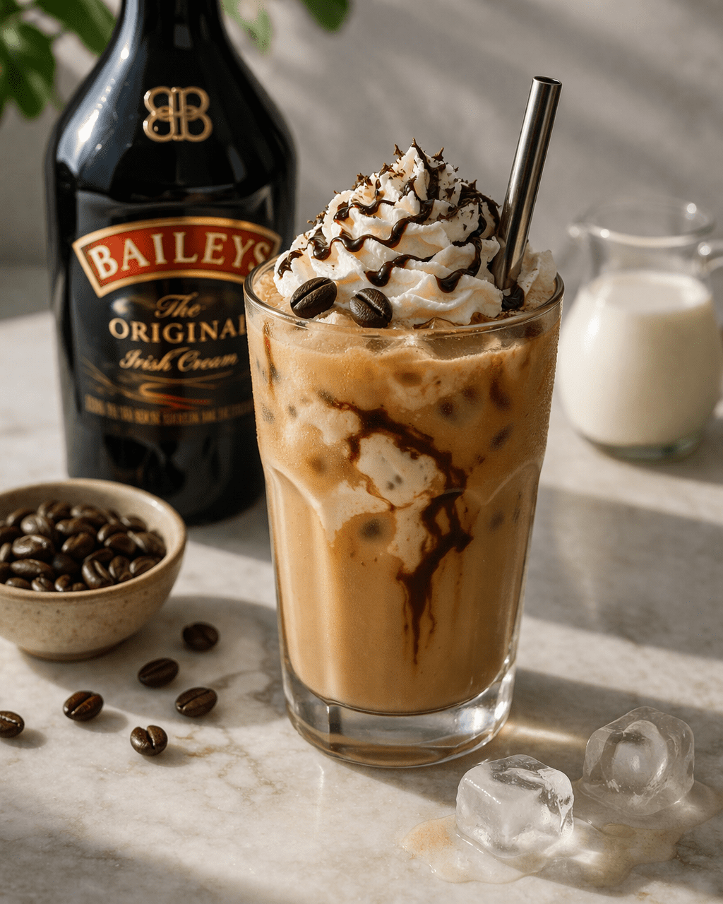 Baileys iced coffee recipe — cold brew and Irish cream