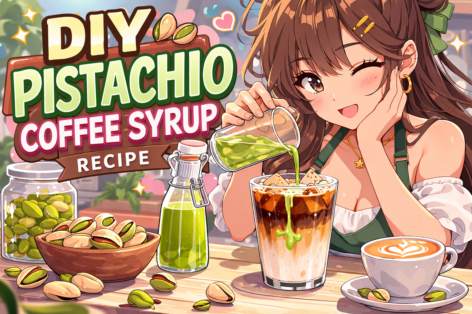 DIy pistachio syrup recipe