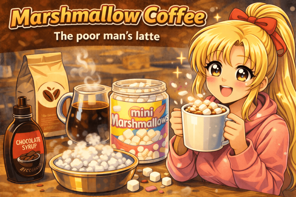 Marshmallow Coffee: The Poor Man's Latte