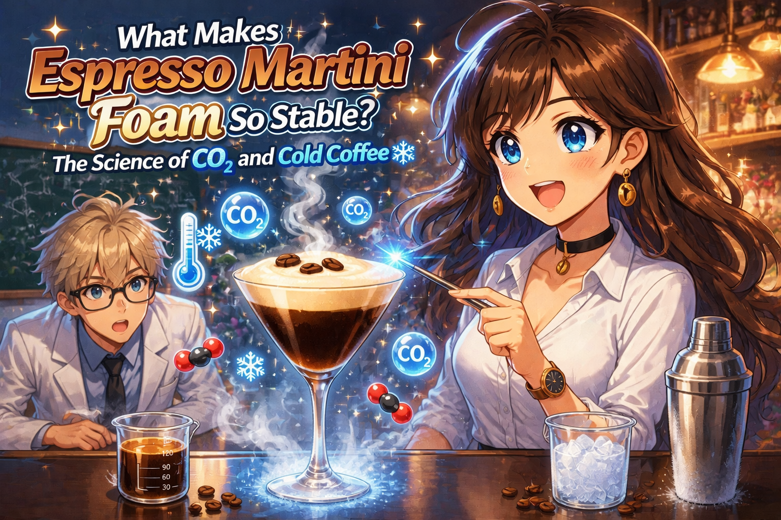 What Makes Espresso Martini Foam So Stable? The Science of CO₂ and Cold Coffee
