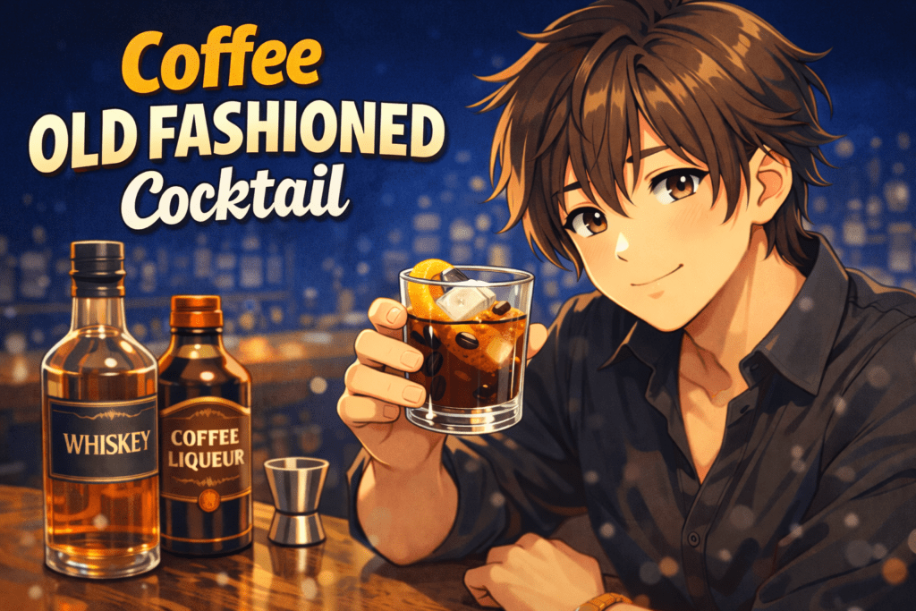 coffee old fashioned cocktail