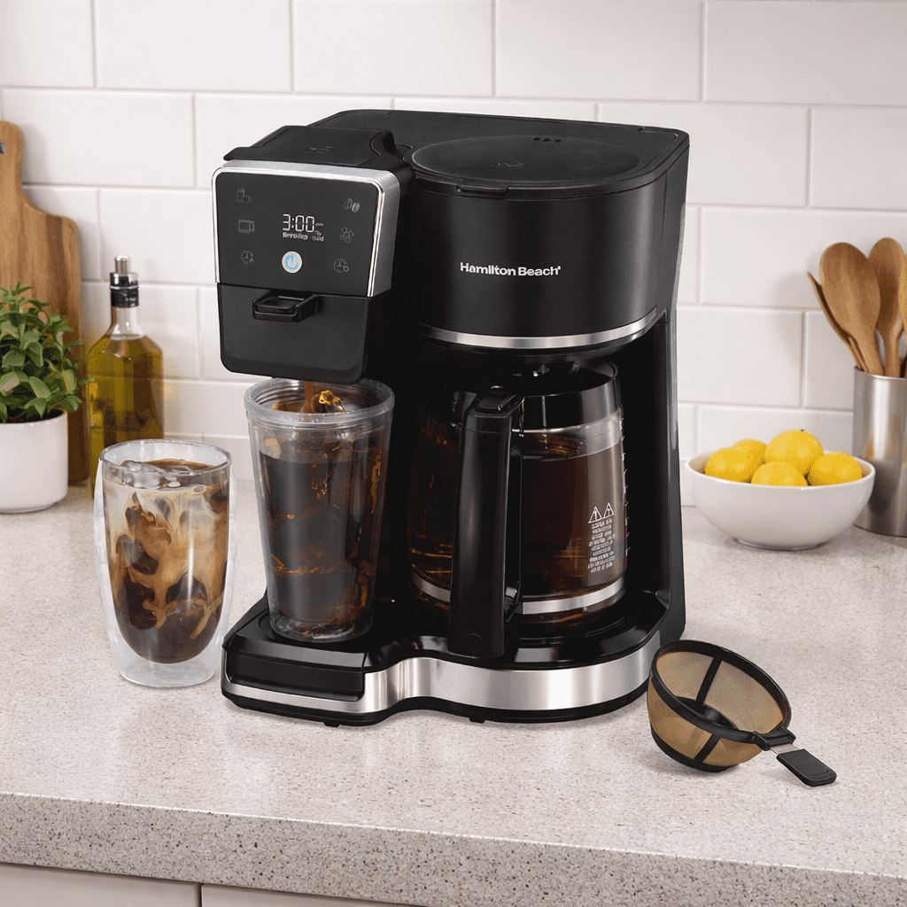 Hamilton Beach 49350 Smart 12-Cup Programmable Coffee Maker black