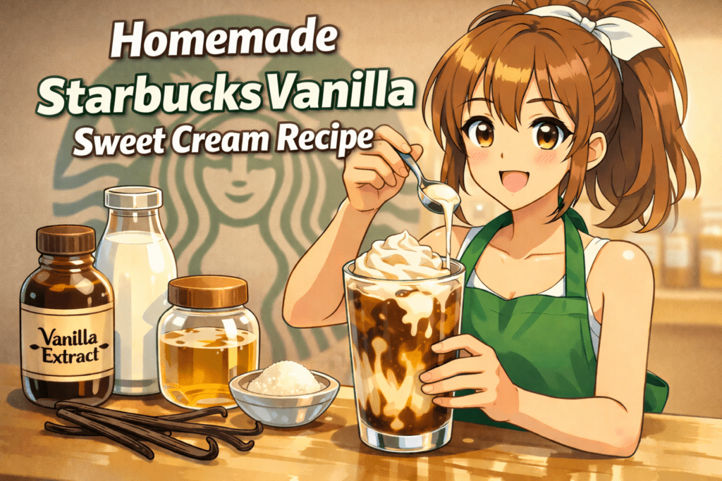 Homemade Starbucks Vanilla Sweetcream Recipe