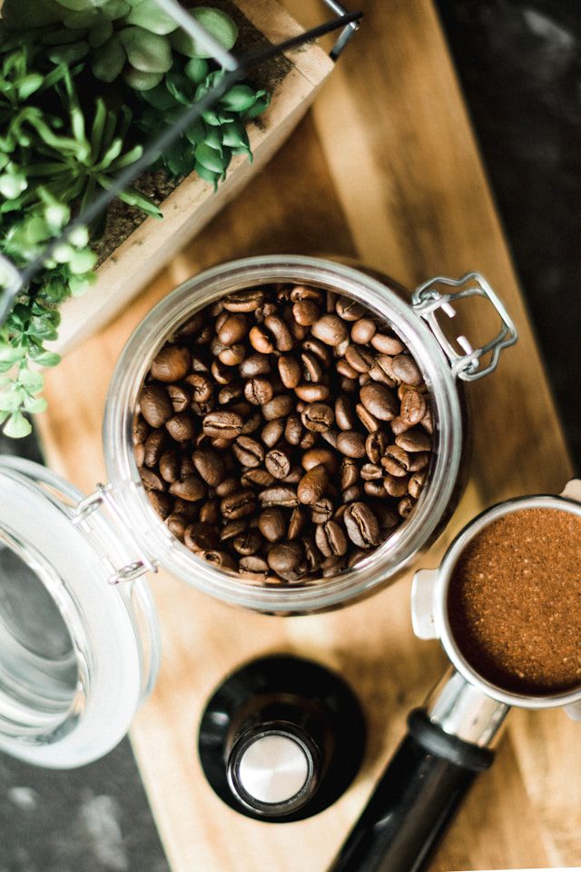 Coffee Beans Stored In A Canister — Freshness And Storage