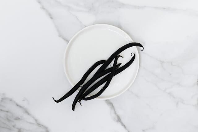 Pure vanilla extract bottle