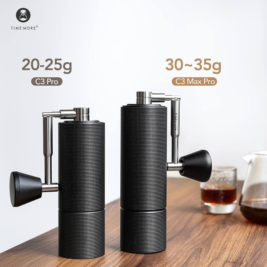Timemore C3 Pro Manual Coffee Hand Grinder Black Stainless Steel