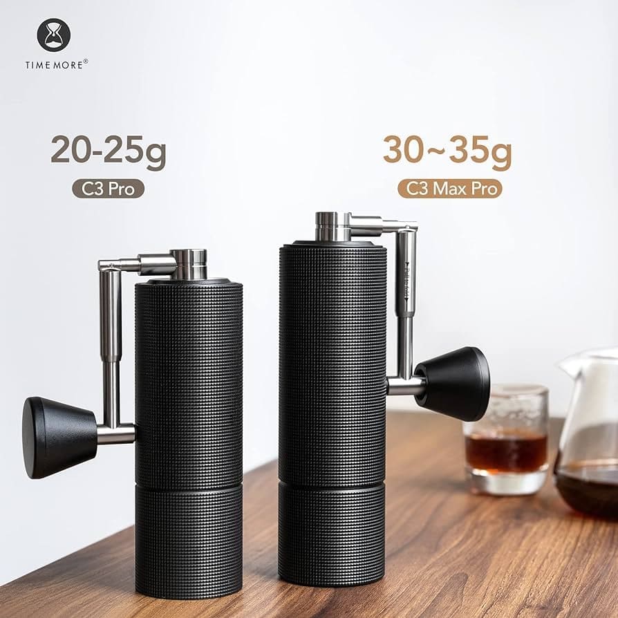 Timemore C3 Pro manual coffee hand grinder black stainless steel