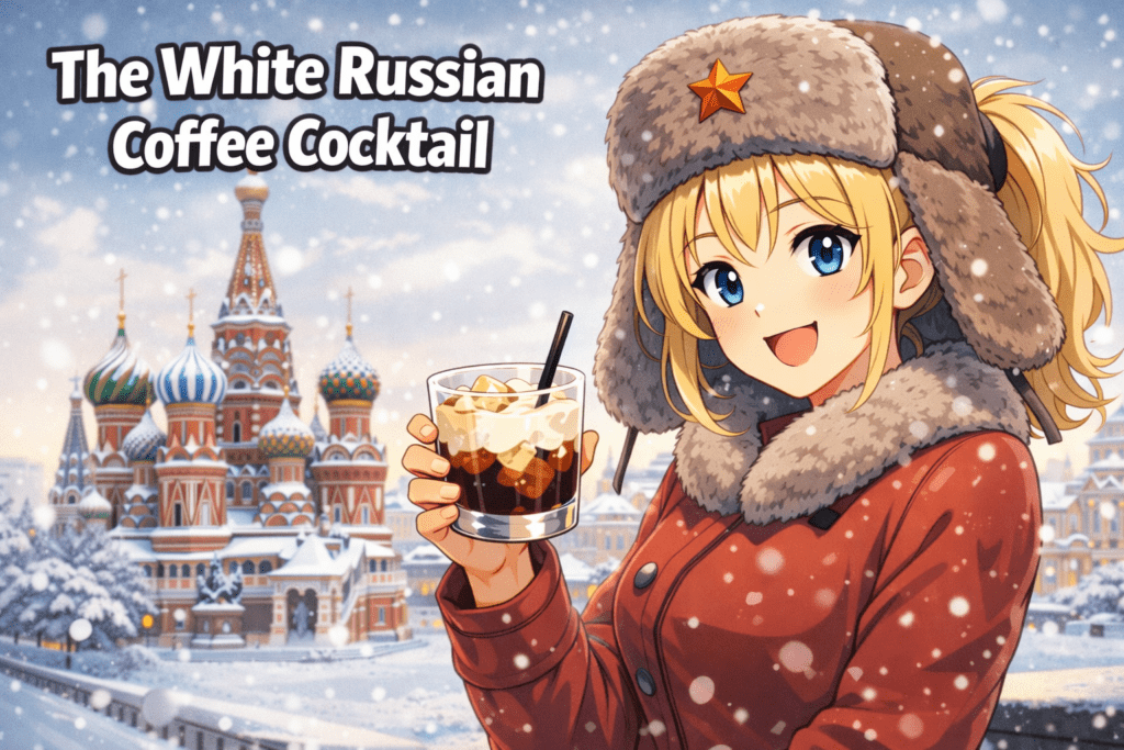 white russian coffee cocktail