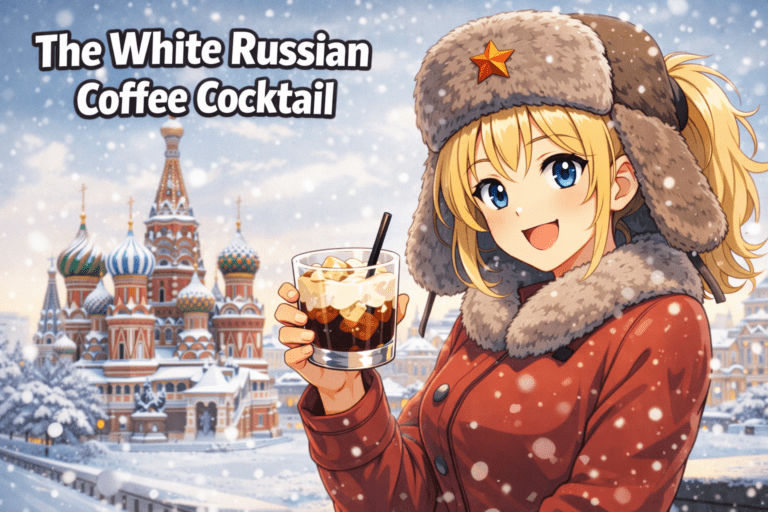 white russian coffee cocktail