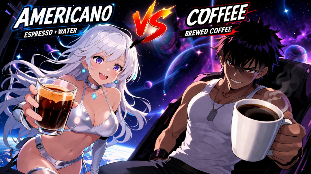 coffee vs americano caffeine
