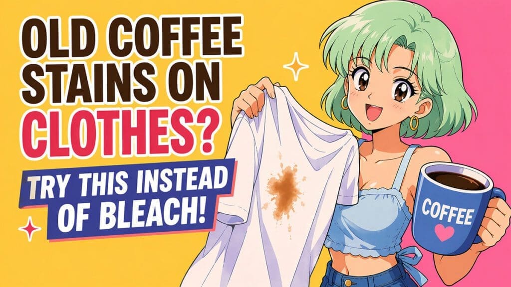 How to Get Old Coffee Stains Out of Clothes Without Bleach