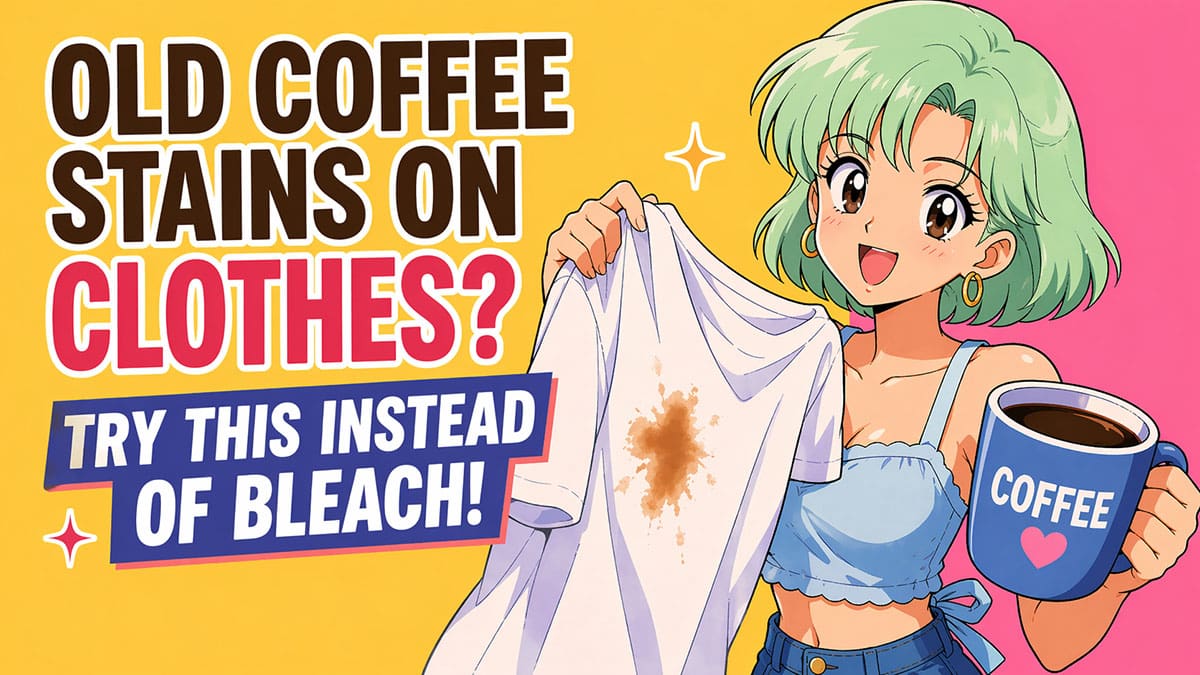 How to Get Old Coffee Stains Out of Clothes Without Bleach