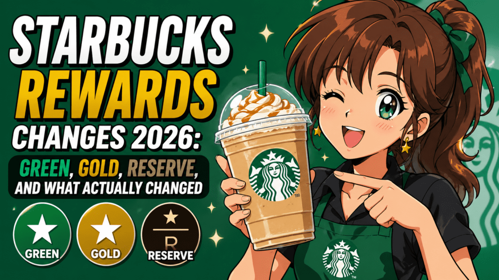 Starbucks Rewards Changes 2026: Green, Gold, Reserve, and What Actually Changed