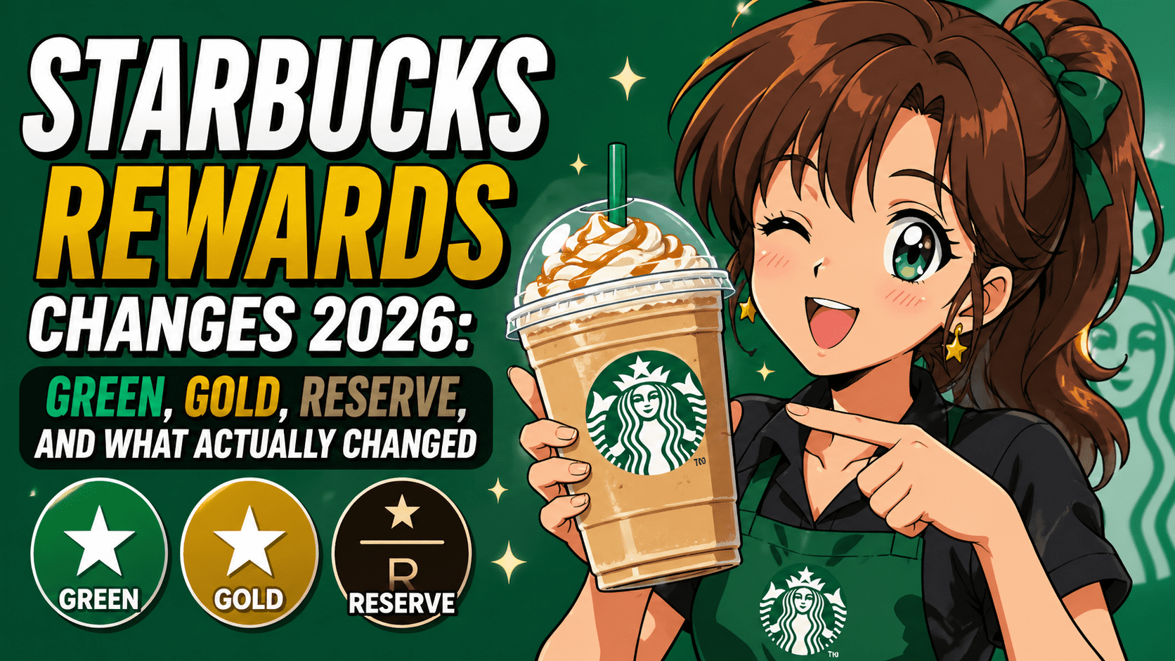 Starbucks Rewards Changes 2026: Green, Gold, Reserve, and What Actually Changed